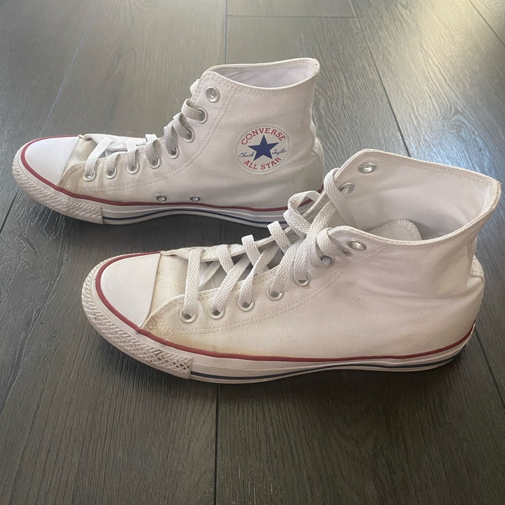 High Top white converse